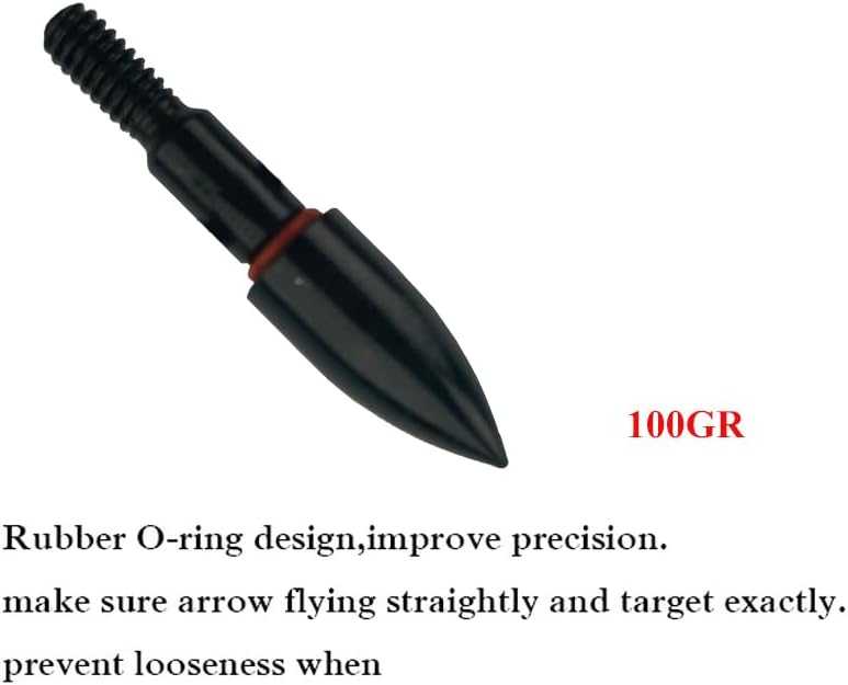 Linkboy Archery 12PCS Arrow Points Tips 75 90 100 125 150 200 250 300 350 Grain Broadheads Arrow Head Insert Hunting Archery Accessories Bows - Image 4